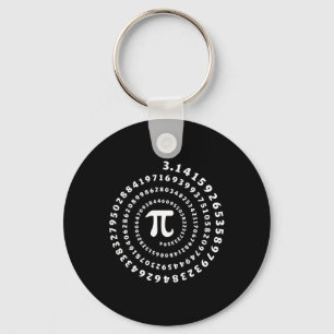 Porte-clés Chemise Spirale Pi Jour Math Lover