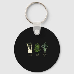 Porte-clés Chemise Subtile Herbe Fennel Aneth Thym Anti Trump