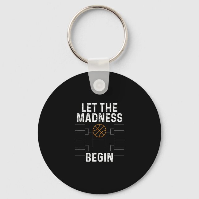 Porte-clés Chemise Support Bracket Laissez La Folie Commencer (Recto)