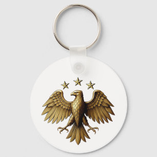 Porte-clés Chemise Syrienne Moderne à Emblème d'Aigle d'Ident