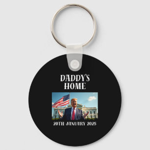 Porte-clés Chemise Trump Papa est à la maison 