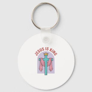 Porte-clés Chemise vintage chrétienne Croix couronne Jésus es