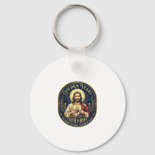 Porte-clés Chemise Vintage Jésus Retraite Chrétienne