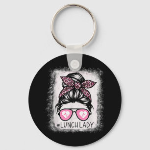 Porte-clés Chemises blanchies Lady Life Pink Leopard Messy