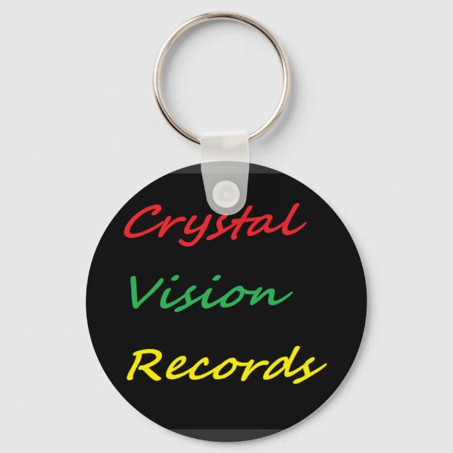 Porte-clés chemises crystal vision records (Recto)