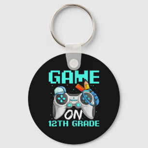 Porte-clés Chemises de douzième année Game On, dos de garçon