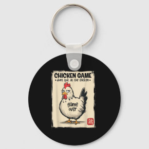 Porte-clés Chemises de jeu de poulet drôle garçons hommes ado
