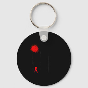 Porte-clés Chemises de maladie de coeur rouge de guerrier de