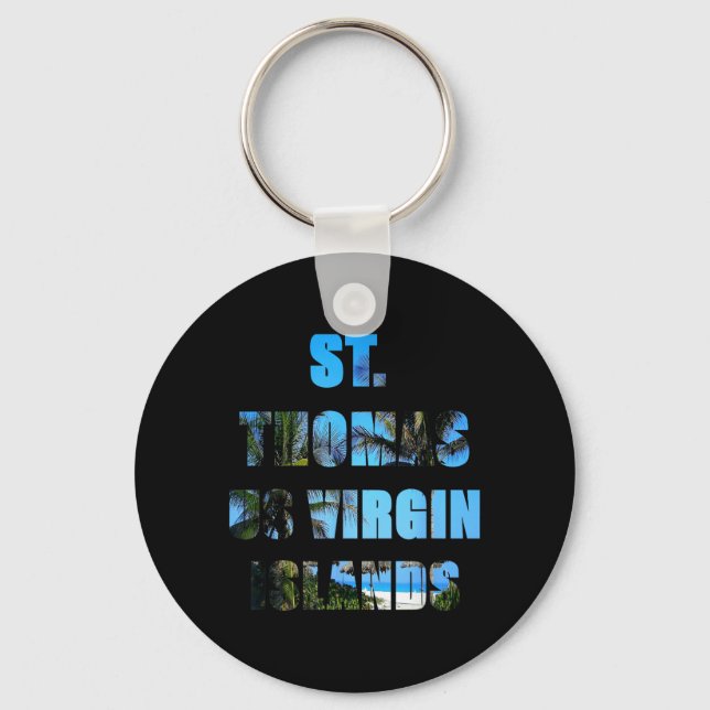 Porte-clés Chemises de plage ST Thomas (Recto)