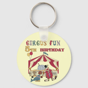 Porte-clés Chemises et cadeaux Circus 5th Birthday