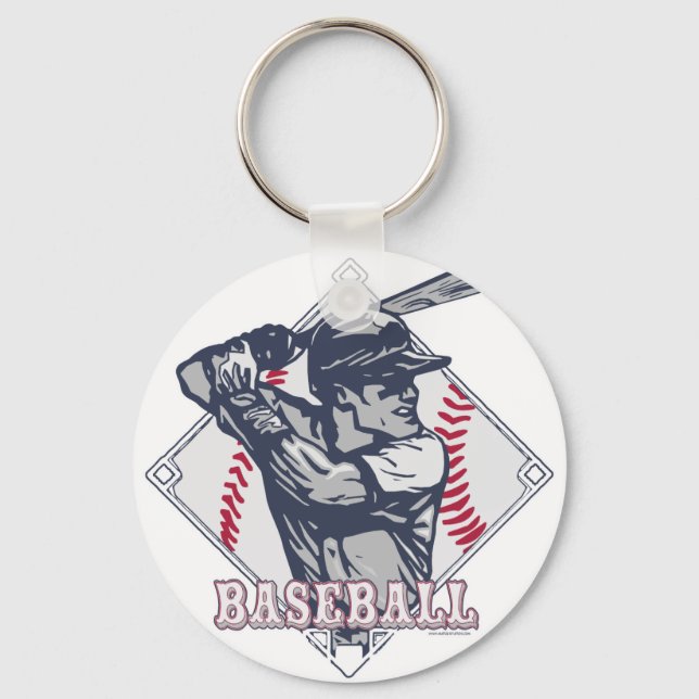 Porte-clés Chemises et cadeaux de baseball rétro (Recto)