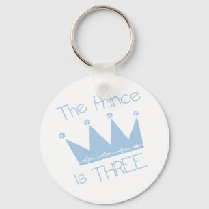 Porte-clés Chemises et cadeaux Prince Crown 3e anniversaire