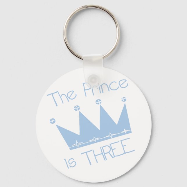 Porte-clés Chemises et cadeaux Prince Crown 3e anniversaire (Recto)