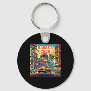 Porte-clés Chemises Havana Cu Voyage en Famille Touriste Vint