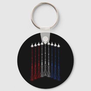 Porte-clés Chemises Patriotiques Pour Hommes Jet 4 juillet Ch