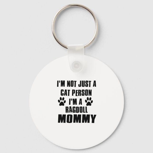 Porte-clés Chemises Ragdoll Cat Design (Recto)
