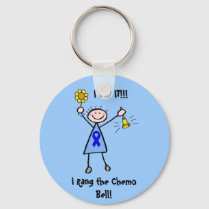 Porte-clés Chemo Bell - Colon Cancer Woman