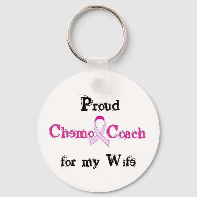 Porte-clés Chemo Coach - Pink Ribbon Breast Cancer (Recto)