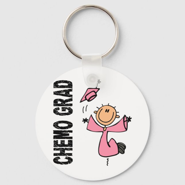 Porte-clés CHEMO rose GRAD 1 (Cancer du sein) (Recto)