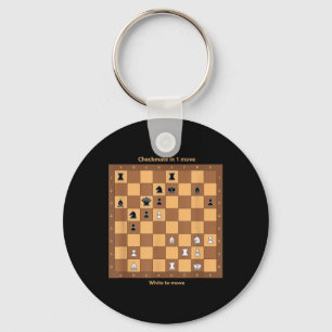 Porte-clés Chèque, Jouer Aux Citations D'Échecs Graphique De