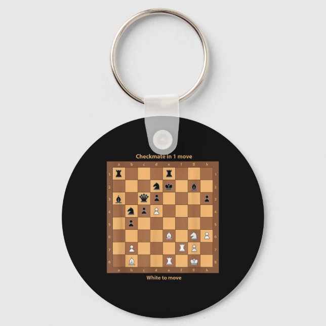 Porte-clés Chèque, Jouer Aux Citations D'Échecs Graphique De (Recto)