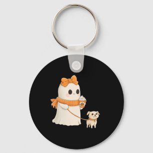 Porte-clés Cher Fantôme Marcher Chien Coquette Chien Hallowee