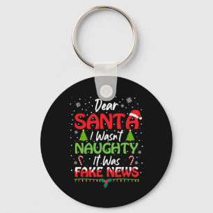 Porte-clés Cher Père Noël Je n'étais pas vilain C'était de fa