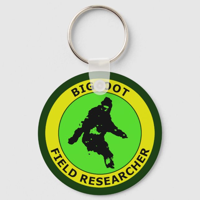 Porte-clés Chercheur sur le terrain de Bigfoot (Recto)