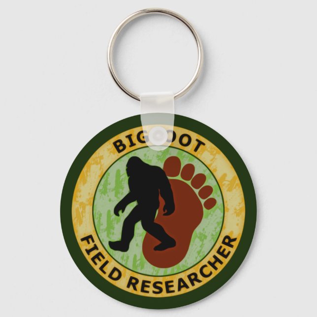 Porte-clés Chercheur sur le terrain de Bigfoot (Recto)