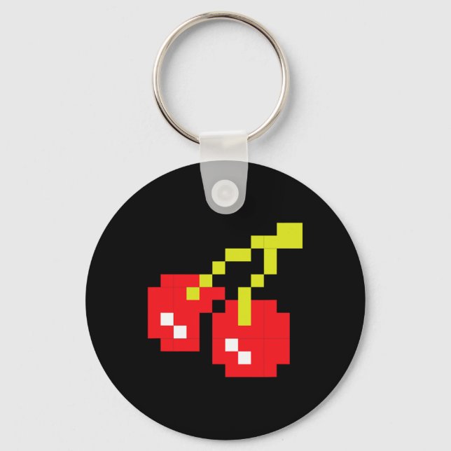 Porte-clés Cherries 80s Jeu vidéo Halloween Costume Easy Gro (Recto)