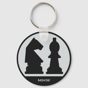 Porte-clés CHESS custom monogram key chains