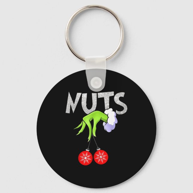 Porte-clés Chest Nuts Matching Chestnuts Christmas Snow Coupl (Recto)