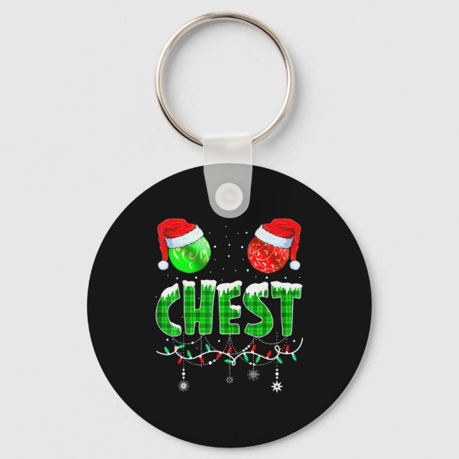 Porte-clés Chestnuts Matching Family Funny Chest Nuts Christm (Recto)