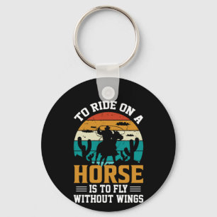 Porte-clés Cheval Art À Rendre Sur Un Cheval