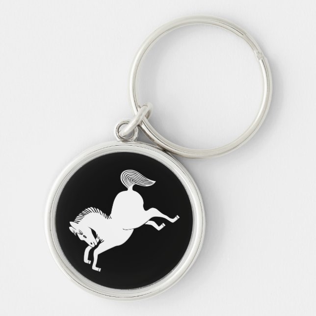 Porte-clés Cheval au galop (Devant)