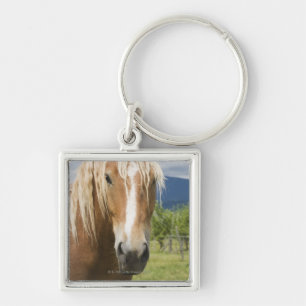 Porte-clés Cheval brun clair