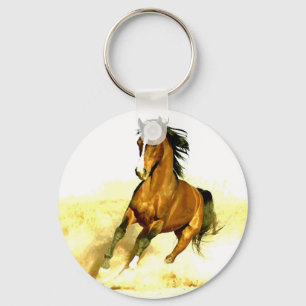 Porte-clés Cheval de course