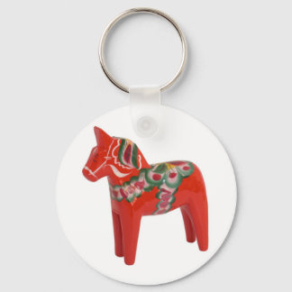 Porte-clés Cheval de Dala suédois Scandinave