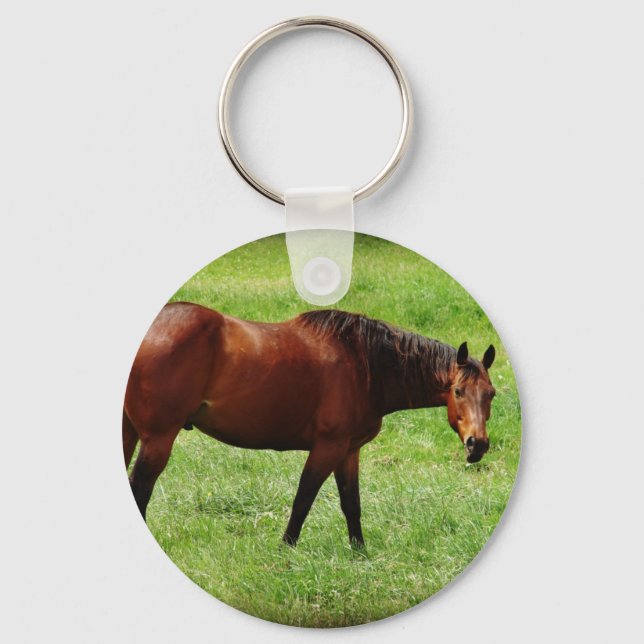 Porte-clés Cheval de la baie (Recto)