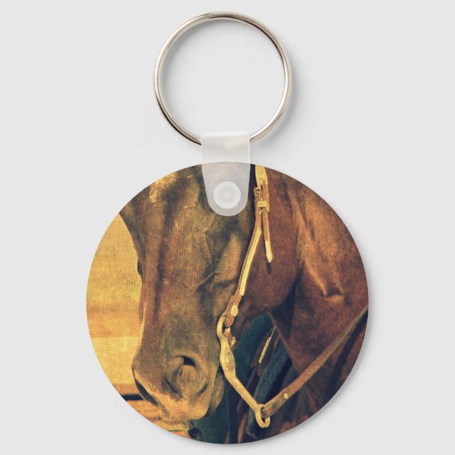 Porte-clés Cheval de l'Ouest (Recto)