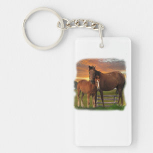 Porte-clés Cheval et poney