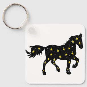 Porte-clés Cheval Galaxie – Zodiaque Céleste 