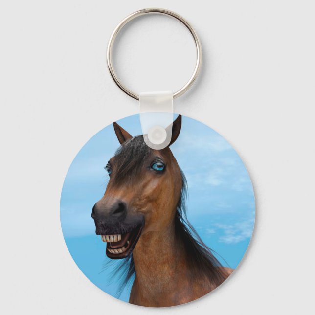Porte-clés Cheval heureux (Recto)