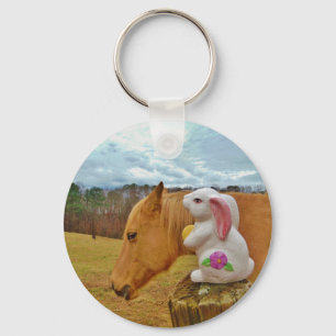 Porte-clés Cheval Jaune, Lapin De Printemps
