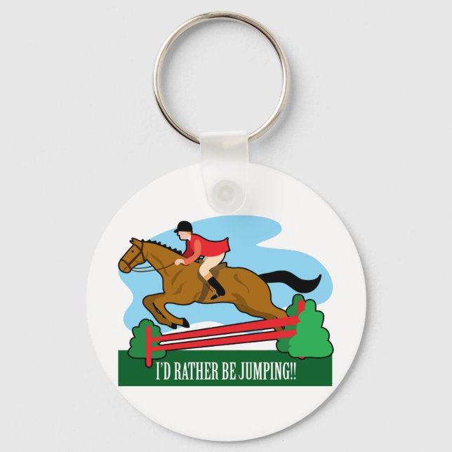 Porte-clés Cheval Jump (Recto)