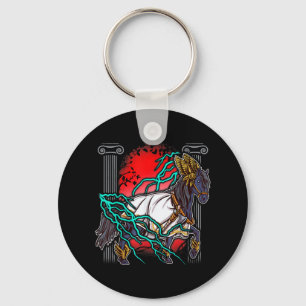 Porte-clés Cheval Mythes Grecs Zeus Dieux Anciens Equine Ligh