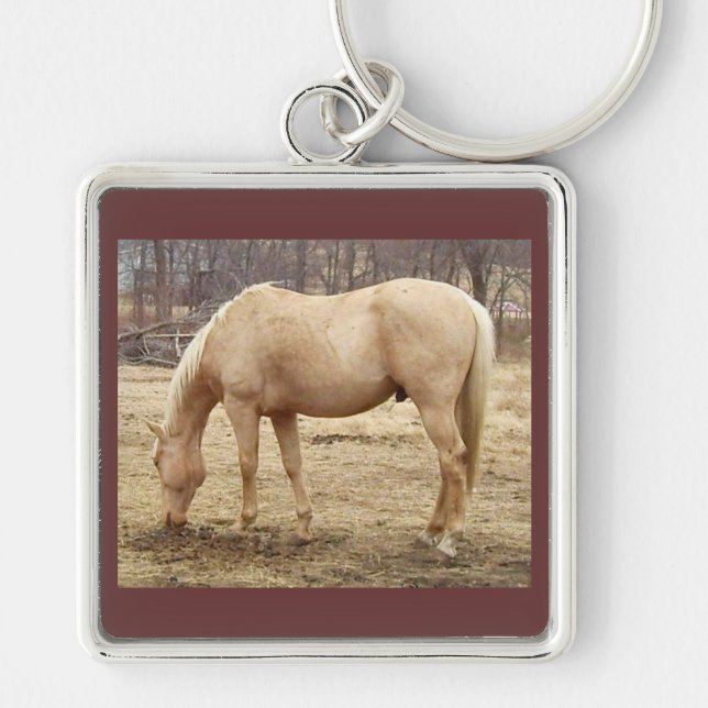 Porte-clés Cheval Palomino (Devant)