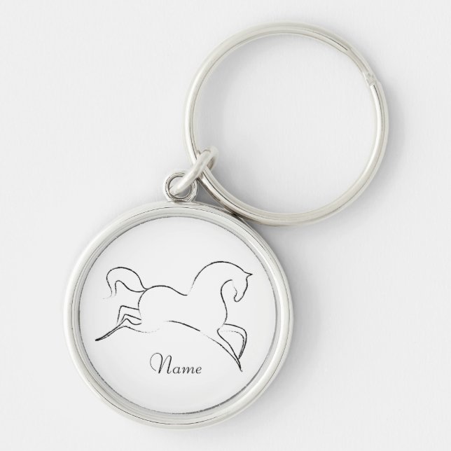 Porte-clés Cheval sauvage Thunder_Cove (Devant)