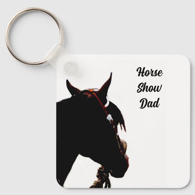 Porte-clés Cheval Show papa (Recto)