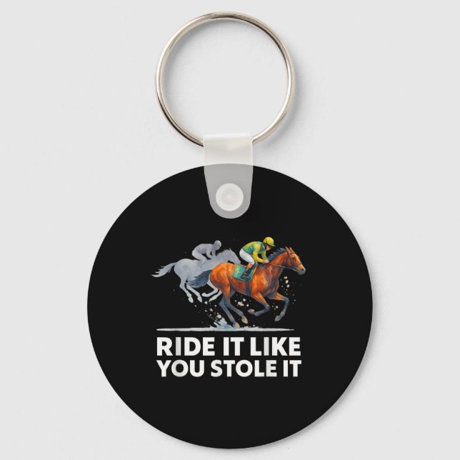 Porte-clés Cheval Tee - shirts - Faites-Le Comme Vous L'Avez  (Recto)